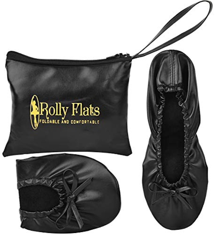 Women's Portable Foldable Ballet Flats Shoes 2