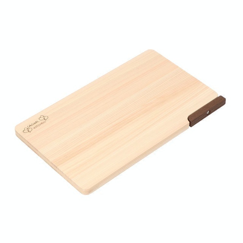 Dishwasher-Safe Dryer-Safe Hinoki Cutting Board (With Stand) 1