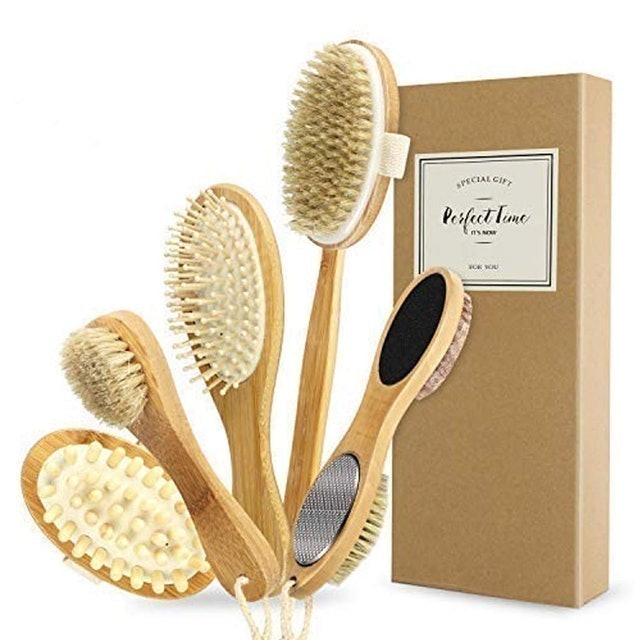 Dry Body Brushing Set  1