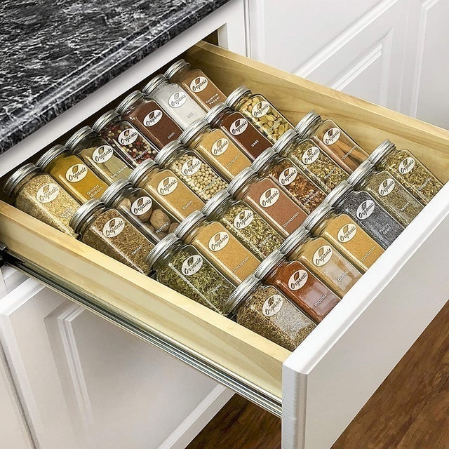 Expandable Plastic Spice Rack 2