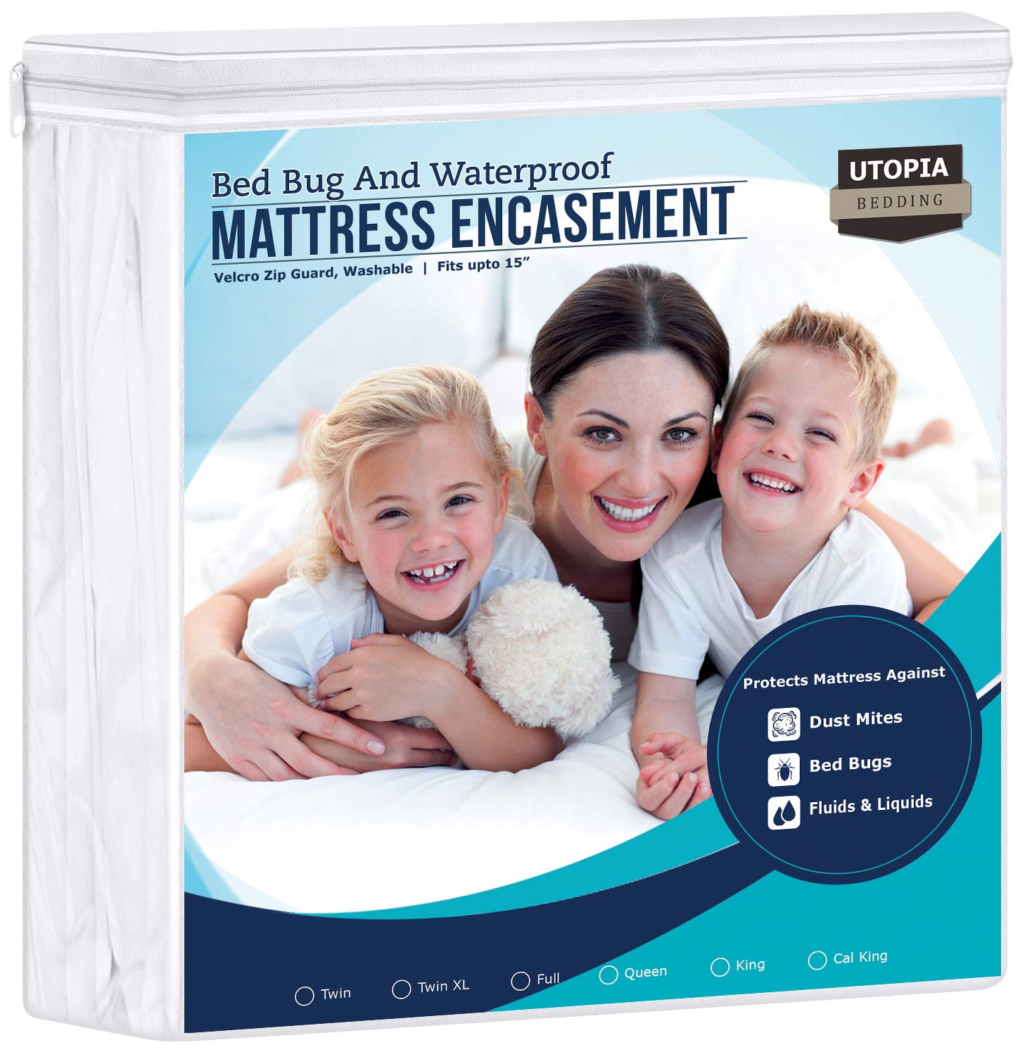 Encasement Waterproof Mattress Protector 1