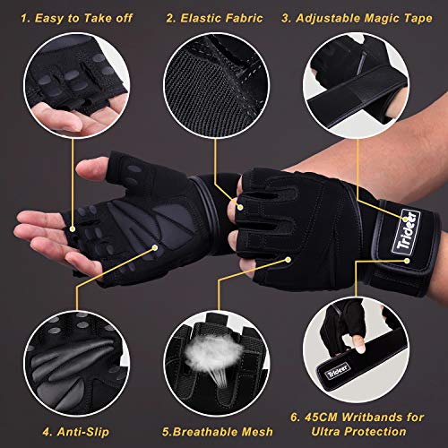 Padded Workout Gloves for Men 2