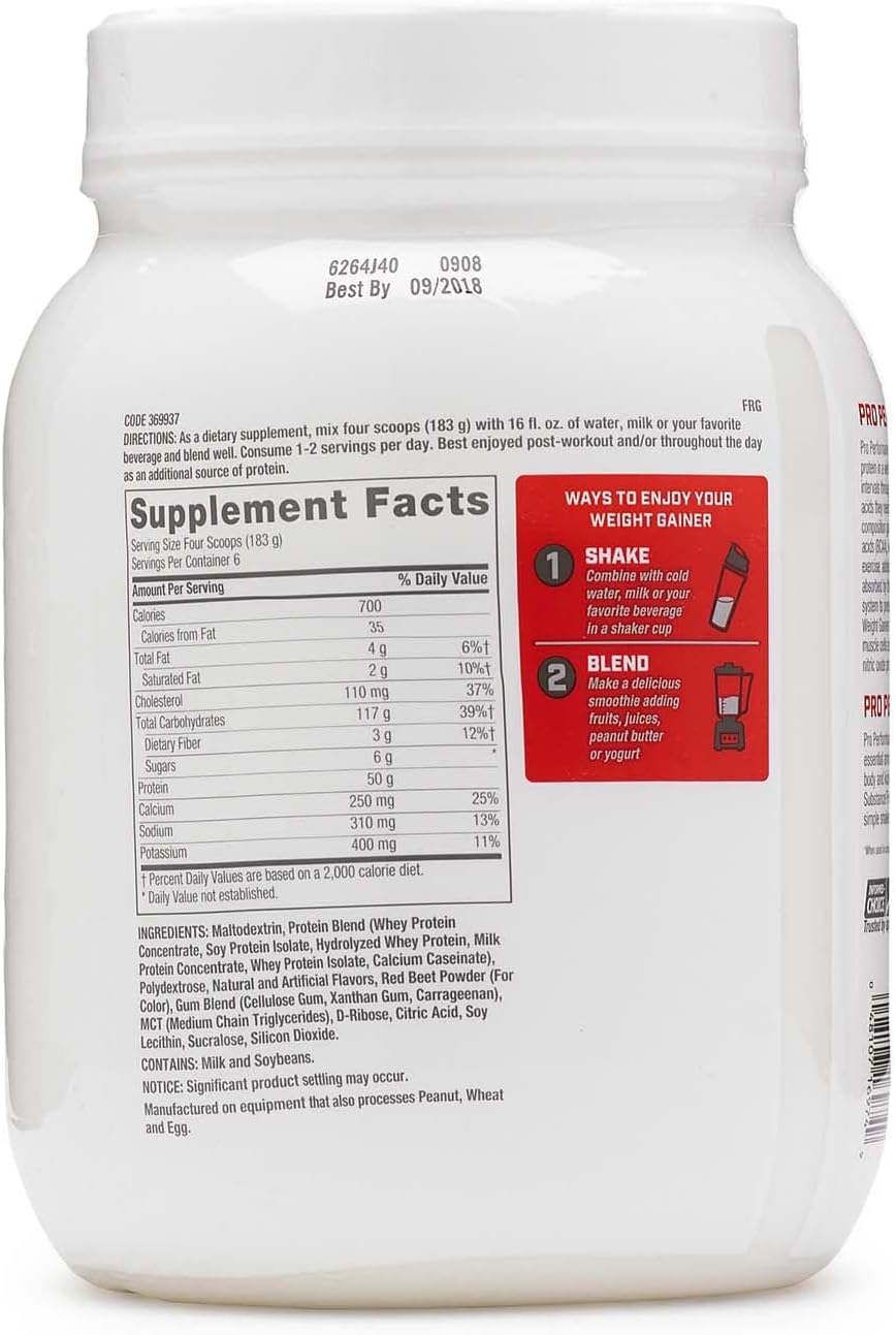 Weight Gainer - Strawberries and Cream 2