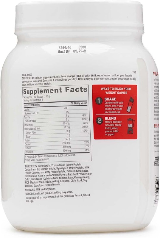Weight Gainer - Strawberries and Cream 2