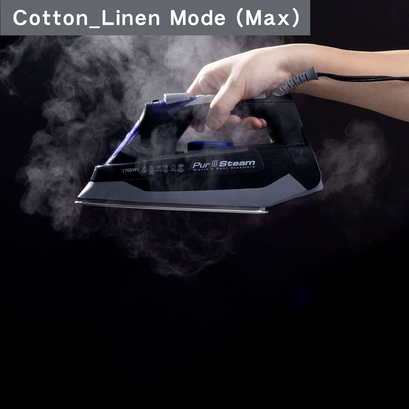 Professional Grade 1700W Steam Iron 6
