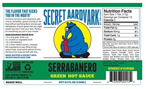 Serrabanero Green Hot Sauce 2