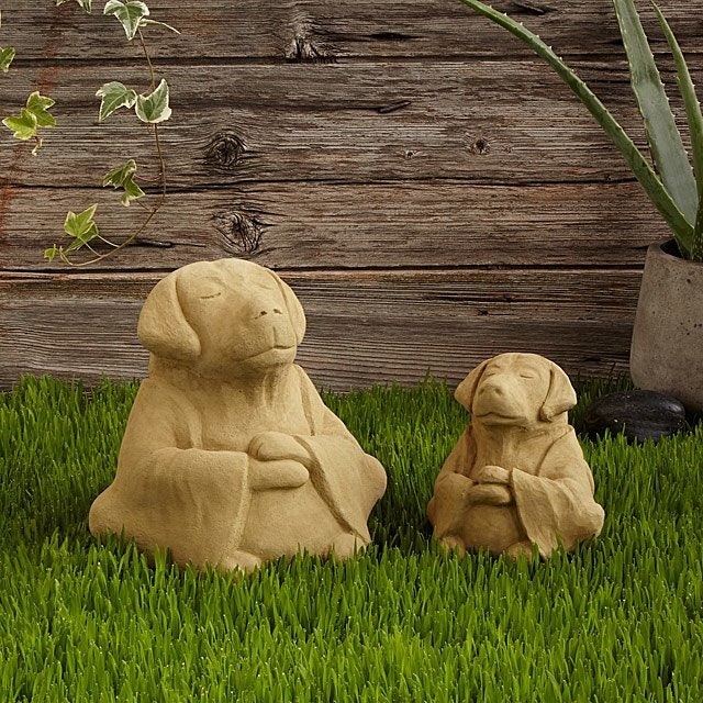 Zen Dog Garden Sculpture 1