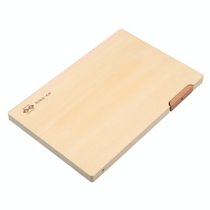 Aomori Hiba Lightweight Cutting Board with Stand M 1