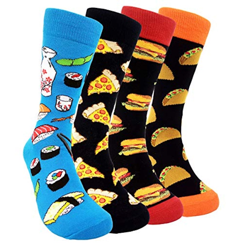 Men's Fun Patterned Dress Socks 1