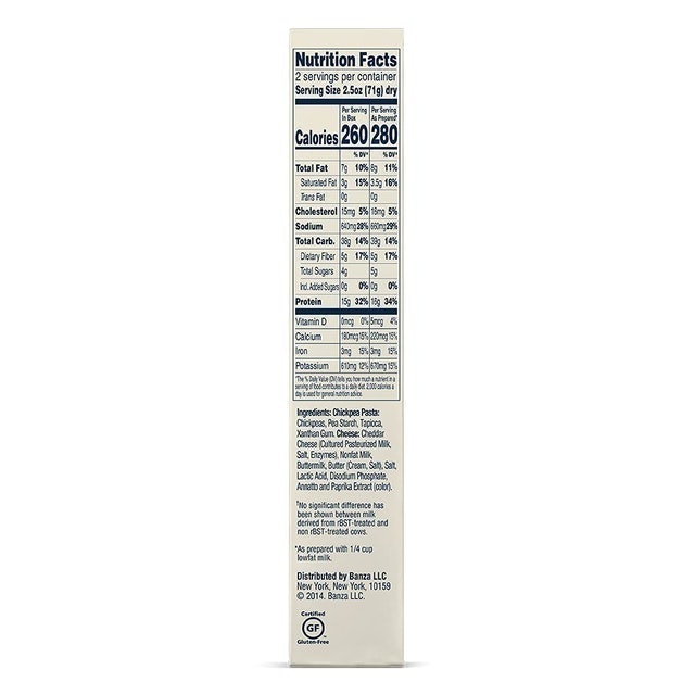 Chickpea Mac and Cheese Variety Pack 4