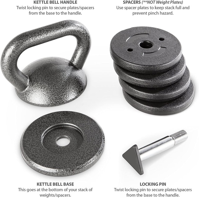 Adjustable Heavy-Duty Exercise Kettlebell 4