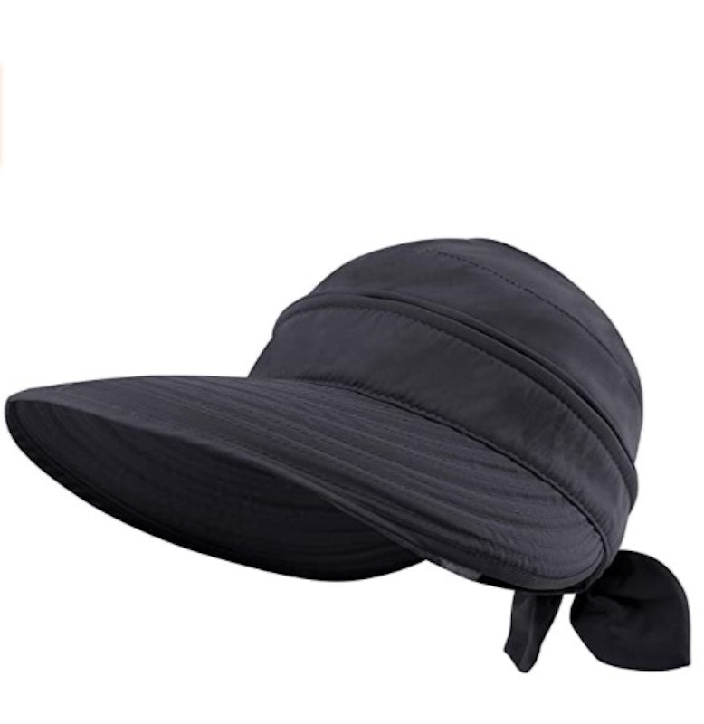 Sun Protective Convertible Beach Visor Hat 1