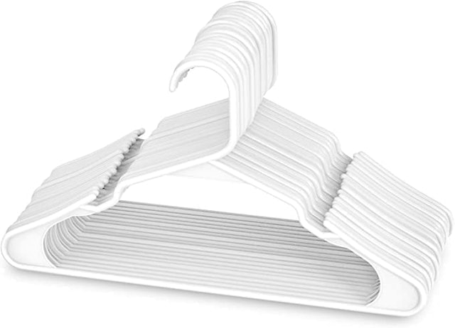White Plastic Hangers 1