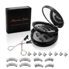 Magnetic Eyelashes Without Eyeliner