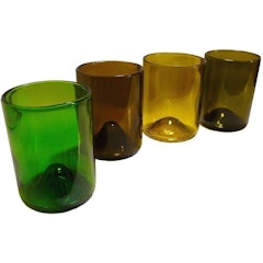 Recycled Wine Bottle Glassware
