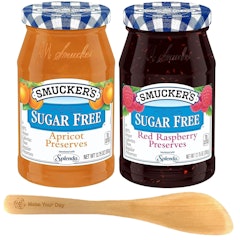 Sugar Free Apricot Preserves and Red Raspberry Preserves