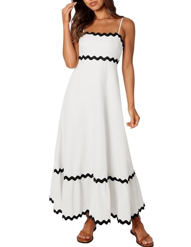 Flowy Smocked Lace Swing A Line Midi Dress 1