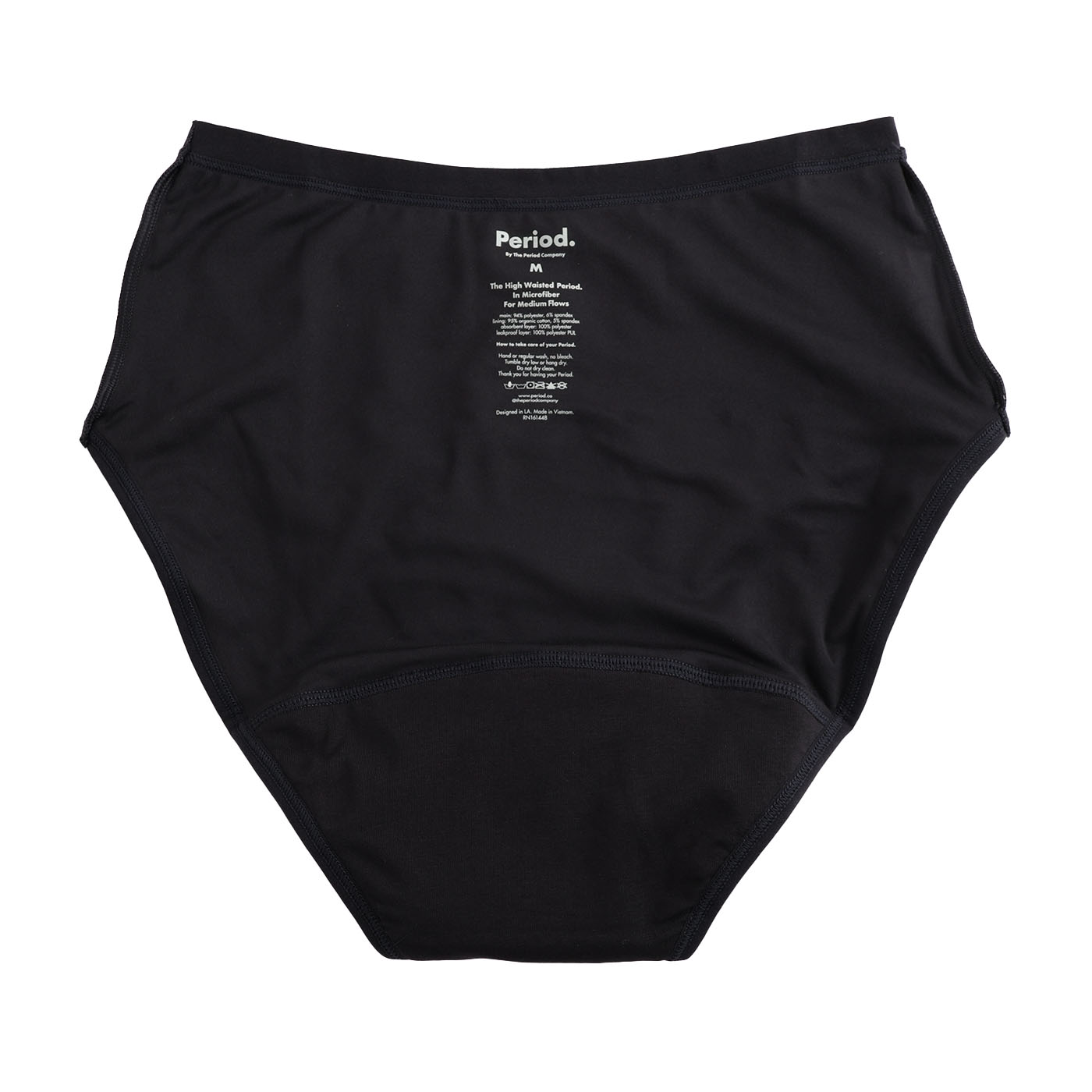 The High Waisted Period in Microfiber For Medium Flows 3