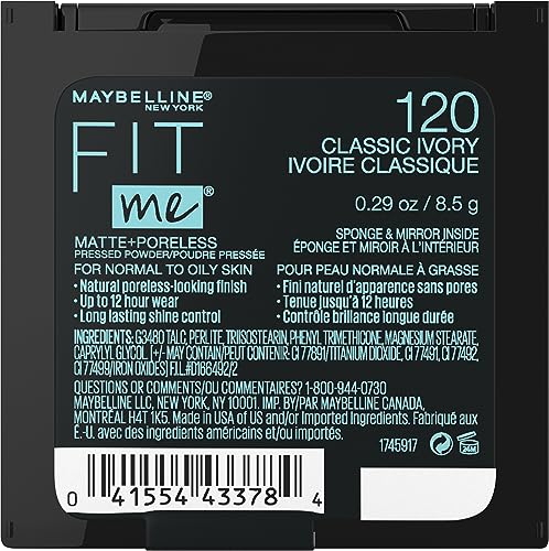 Fit Me® Matte + Poreless Powder Foundation Makeup 3