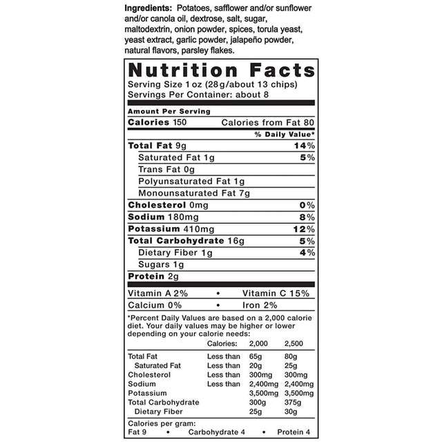Potato Chips Jalapeno  2