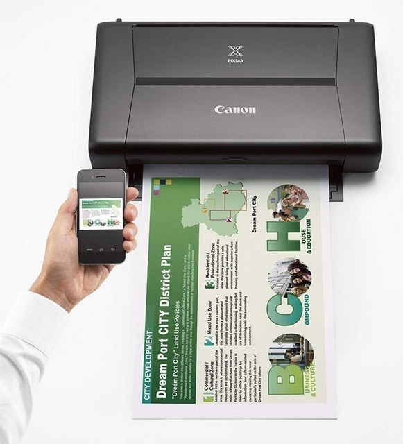 Pixma iP110 Wireless Mobile Printer 3