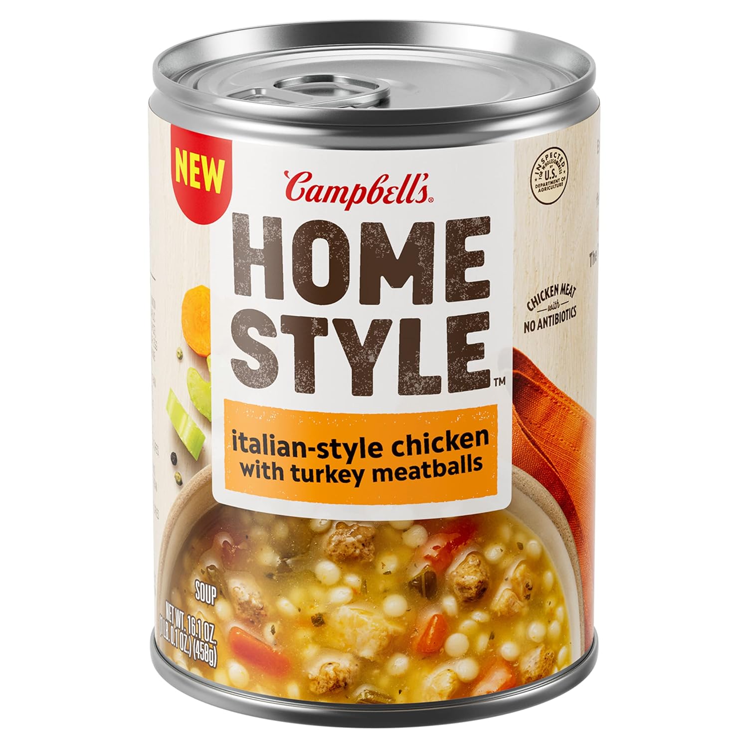 Homestyle Italian-Style Chicken Soup With Turkey Meatballs 1