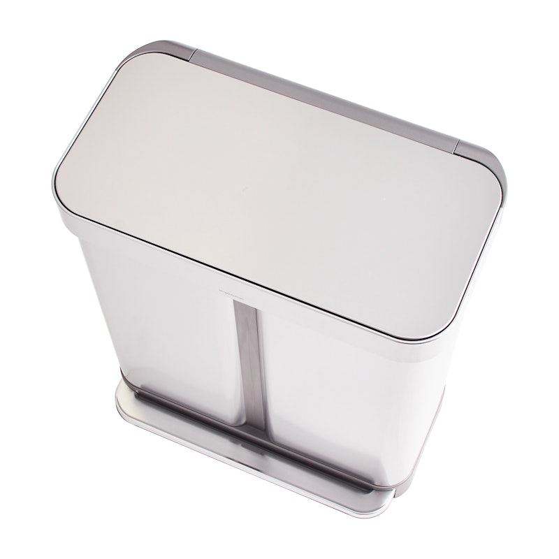 Dual Compartment Rectangular Step Can 4