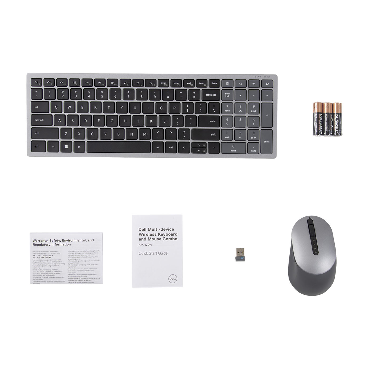 Multi-Device Wireless Keyboard and Mouse Combo 5