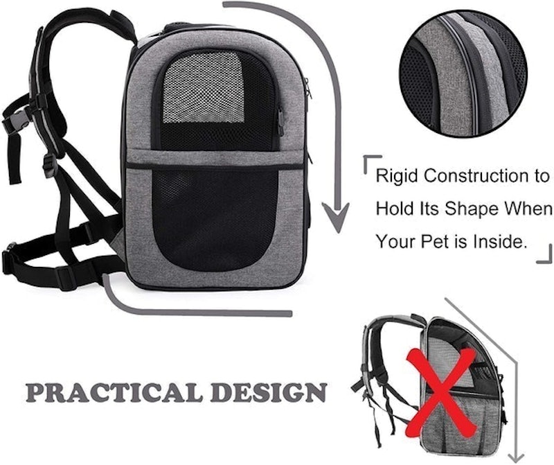 Pet Carrier Backpack for Large and Small Cats and Dogs 4