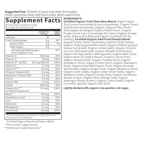 Organics Kids Multi Fruit 120 Gummies 2