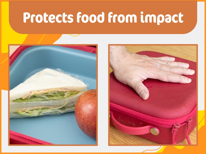 Hard Lunch Boxes Prevent Crushed Sandwiches