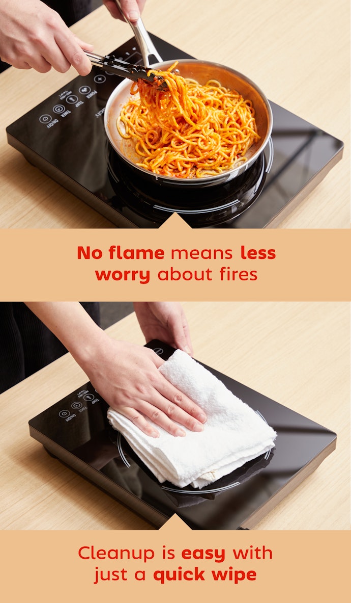 Portable Induction Cooktops Are Low Maintenance and Don’t Require a Flame