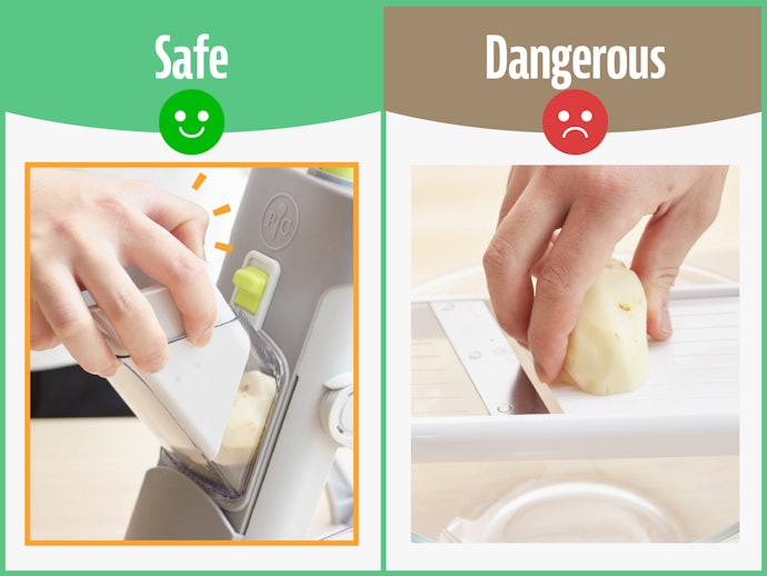 For Novice Chefs and Cooking With Kids, Choose a Push-Type Slicer