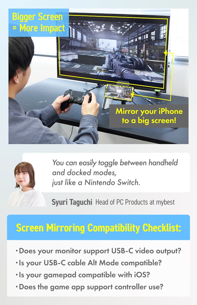 Enjoy Mobile Games on a Larger Screen