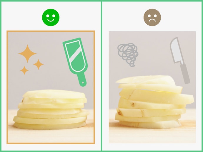 Even Cooking Novices Can Achieve Perfect Slices