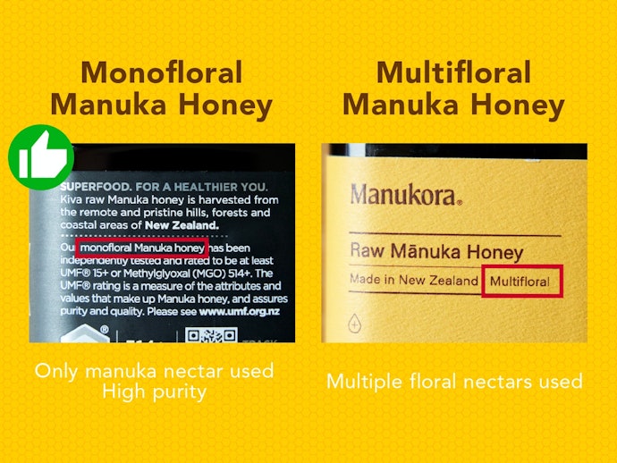 Check for Monofloral Manuka Honey