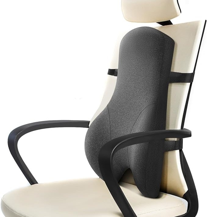 Working Long Office Hours? Memory Foam is Great for Lumbar Support at the Desk
