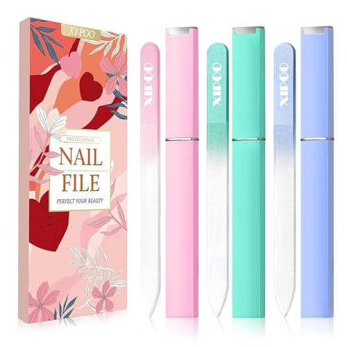 For Easy Use, Choose Glass Nail Files With Ergonomic Shapes and Non-slip Grips