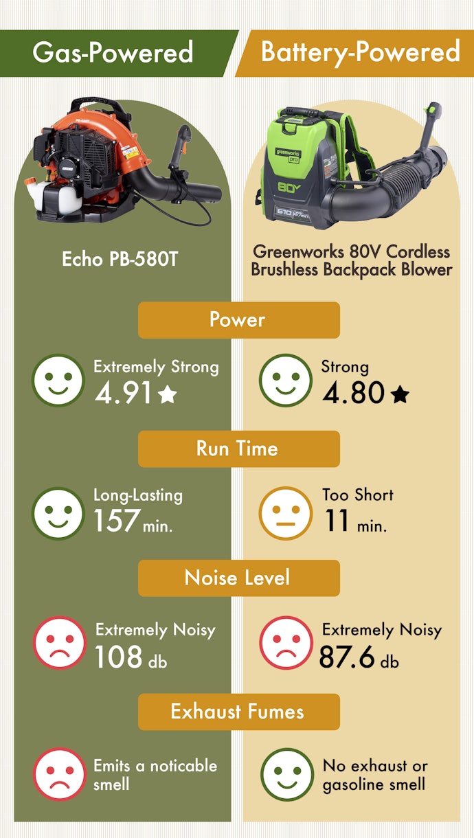 Our Top Overall Battery-Powered Choice is a Backpack-Type Blower.