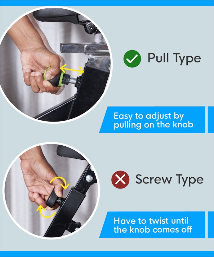 Pull-Type Levers Make Height Adjustments Smoother
