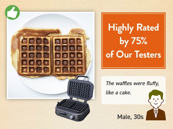It Makes Waffles With a Moist yet Fluffy Texture