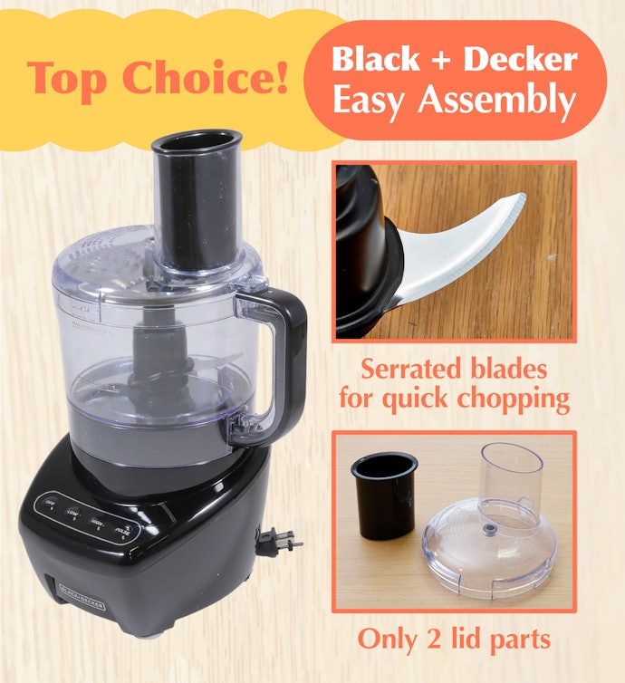 The Easy Assembly Model Chops Any Ingredient Quickly and Has Simple Parts