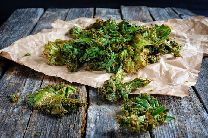 In the Gym, High Protein Kale Chips Fuel Your Workout