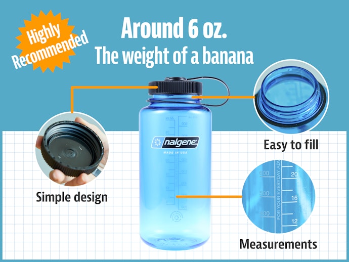 We Recommend the Nalgene Wide Mouth Water Bottle