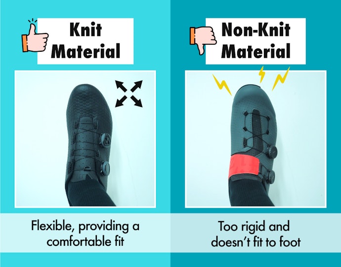 Knit Material Is Recommended for Its Flexibility and Elasticity