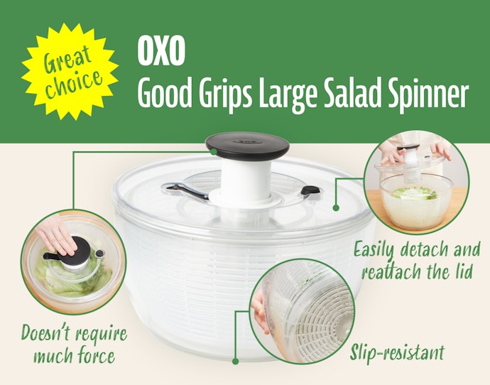 OXO Is Our Top Recommended Pump-Type Salad Spinner