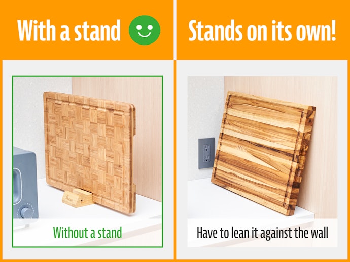 Store It Upright With an Included Stand