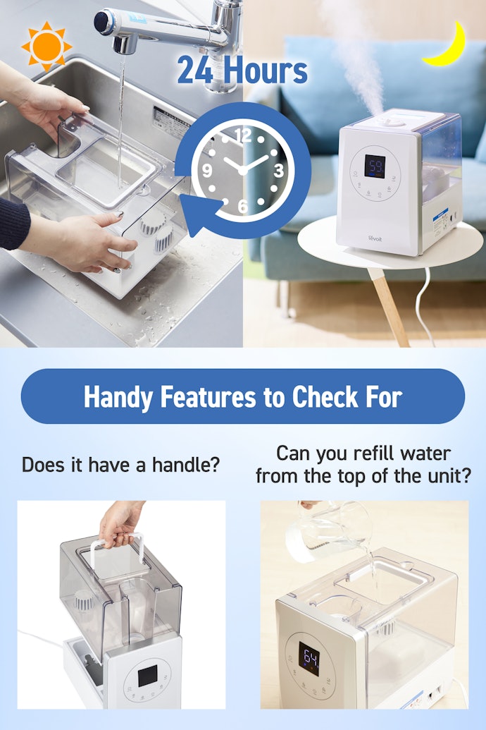When the Continuous Usage Time Is More Than 24 Hours, It Can Humidify All Day With One Water Supply