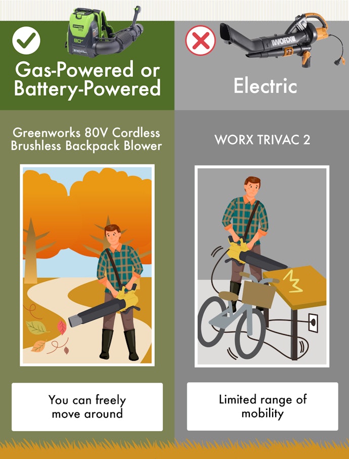 Cordless Blowers Are Practical And Safe.